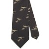 (karora-ta) colorata Tie T-Rex & Triceratops Pattern Dark Brown
