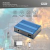 DIGITUS Industrial Gigabit Media Converter - 1 RJ45 Port, 1
