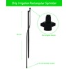 Drip Irrigation Micro Spray Emiters: 180° 360° and Rectangular Sprinkler