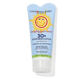 California Baby SPF30+ Sunscreen Lotion, Everyday/Year Round, Water Resistant and Hypo-Allergenic, 2.9 Ounce by California Baby