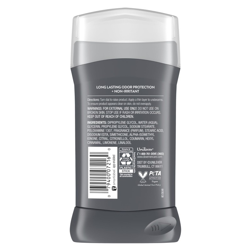 DOVE MEN + CARE Deodorant Stick for Men Clean Comfort
