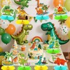 9Pcs Dinosaur Party Decorations - Dinosaur Decorations for Birthday Party