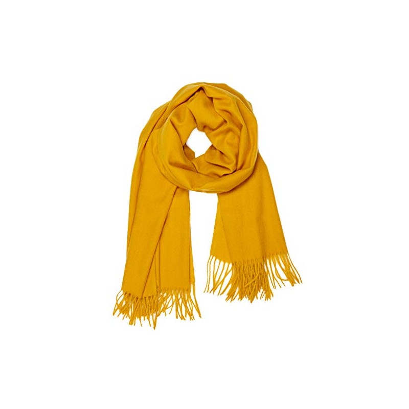 Caspar SC506 Soft Warm Unisex XL Scarf Plain, curry