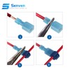 Senven 60Pcs Quick Connector line Terminal, Terminal Block kit, Blue,