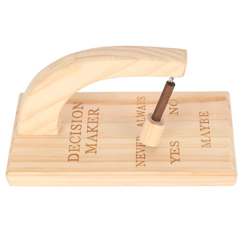 Wooden Magnetic Decision Maker Innovative Oscillating Magnetic Selector Swing to