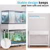 VOWNER 40 Gallon Aquarium Stand with Power Outlet, Metal Frame