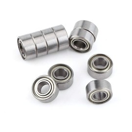 10PCS Steel Ball Bearings, 685ZZ Deep Groove Ball Bearings 5x11x5mm Double Shielded Miniature Ball Bearings