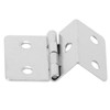50pcs Hinges Appearance Electroplating Durable Iron Material Wooden Boxes Repairing