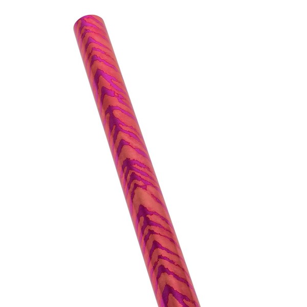Caspari Go Wild Fuchsia & Orange Foil Embossed Gift Wrapping