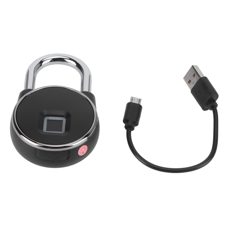 Bluetooth Fingerprint Padlock with Capacitive Touching Sensor for Home Cabinets