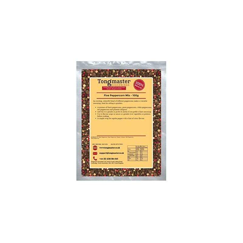 Rainbow Five Peppercorn Spice Mix - 100g