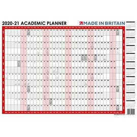 2025 Year Wall Planner Starts in January 2025-December 2025 with UK Holidays. MADE IN BRITAIN. Available in Sizes A1, A2 & A3 (A2)