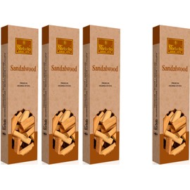 Nirbelo Hand Rolled Masala Incense Sticks Sandalwood Pack of 3+ 1 Pack Free