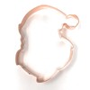 Cute Santa Claus Face Copper Cookie Cutter