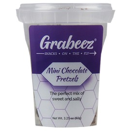 Mini Chocolate Pretzels Grabeez, 3.25oz, 12-count