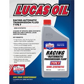 Lucas Oil 11020 Semi-Synthetic Racing Automatic Transmission Fluid Type F, 1 Quart (Pack of 1)