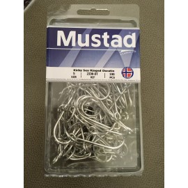 Mustad 2330-DT-5- Kirby SeaHook Size 5 Kirbed Point Offset pack of 100 pcs