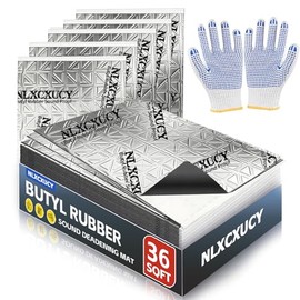 Automotive Sound Deadening Material - 36 sqft Noise Insulation