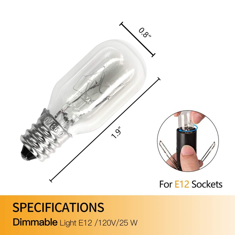 Betus Original Replacement Long Lasting 25 Watt Dimmable E12 Socket
