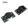 Litoexpe 2 Pair Sliding Cabinet Door Hardware, ABS Single Wheel