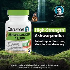 Caruso's Natural Health Ashwaganda 12,500 50 Tablets