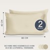 Cushion Cover 40 x 80 cm Renforcé Cotton (Set of