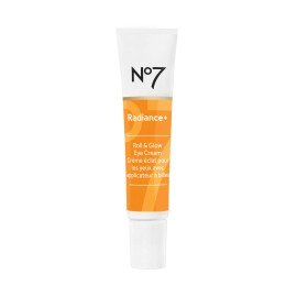 No7 Energizing Caffeine Eye Roller Cream with Vitamin C for Dark Circles 0.5oz