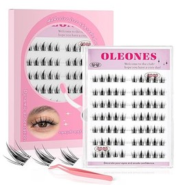 Self Adhesive Fairy Lash Clusters Kit Natural Look Manga Eyelash Clusters Wispy D Curl Cluster Eyelash Extensions 10-16MM Wispy Individual Lashes Wet-Look Lash Extension with Invisible Lash Band
