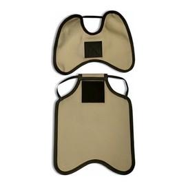 Hen Saver Cool Mesh Hen Apron/Saddle, Single Strap with Removable Shoulder Protector - Ultra-Light, Breathable Chicken Saddle for Feather Loss & Rooster Injuries, Made in USA (Extra-Large, Sand)