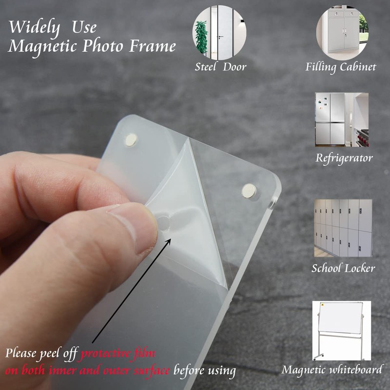 LAGIPA Polaroid Frame Magnetic, Magnetic Instax Mini Photo Frames 2x3,