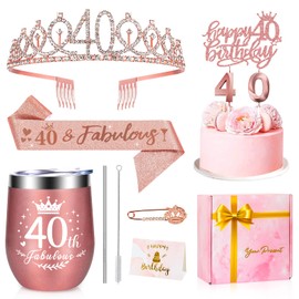 Geschenke für Frauen, 40 Geburtstag Frauen, Geburtstagsgeschenk für Frauen, Geschenkset Frauen, Personalisierte Geschenke für 40. Geburtstag Frau, Beste Freundin, Schwester, Mama, Damen, Partner