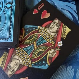 JP GAMES LTD Blue Prism Collectible Playing Cards - Luxury Poker Deck By Lotrek, Oath - Made in Greece, Adult 14+