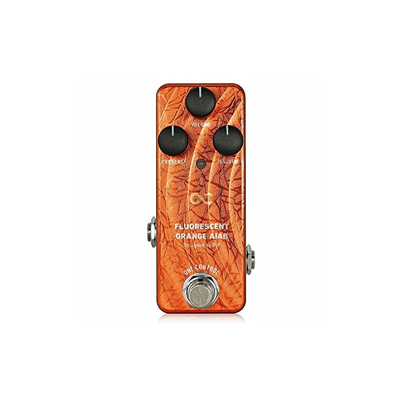 One Control One Control FLUORESCENT ORANGE AIAB Overdrive Guitar Effect