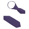 WANYING 7 cm Narrow Tie, Pre-Tied with Zip, for Men,