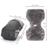 Fengzio Hand Warmer Pram Gloves Hand Muff with Warm Fleece