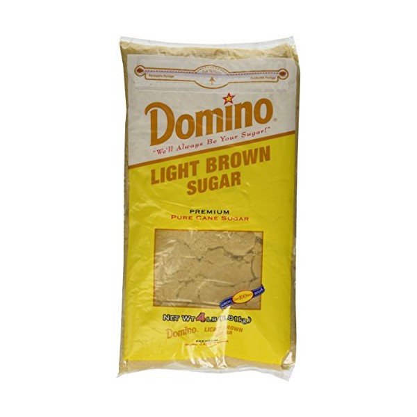 Domino Light Brown Sugar - 4lb Resealable Bag
