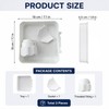 BOFYTR Washing Machine Drain Tray, White, 3-Piece Set