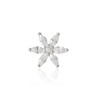 Thomas Sabo Single Stud Earrings Flower 925 Sterling Silver H2196,