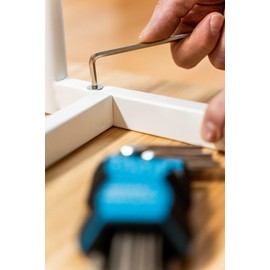 Hazet 2105LG/9H 9 Piece Metric Ball End Hex L-key Long Set in Holder