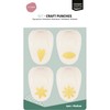 Vaessen Creative Craft Paper Punch - Flowers - 4 Pcs