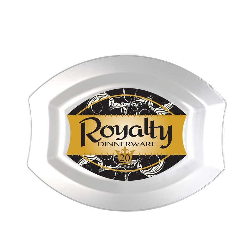 Party Essentials N532021 Royal Plates, 6", Clear (Case of 240)
