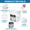 3 Pcs Battery Disposal Container 1 Gallon Dry Cell Storage