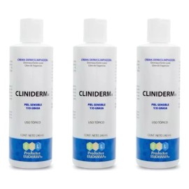 Productos Euderma Euderma Pack 3 Piezas Cliniderm Dermolimpiador 240ml