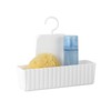 WENKO Shower Caddy, Polypropylene, White, 22.5 x 8 x 25.3