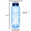 Acala Drinking Bottles, Large Bottle Set Grip, 0.5 Litres, BPA-Free,