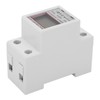 LCD Digital Electricity Meter Single Phase 2 Pin DIN Rail