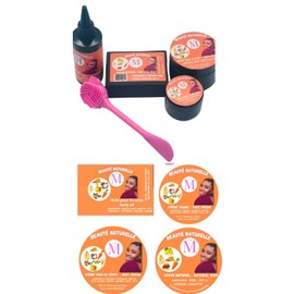 Beauté naturelle est une gamme de produits naturels de soins de la peau à base de curcuma, carotte, avoine, vitamine E, ainsi que d'huiles de tournesol, de noix de coco, d'amande et d'olive.