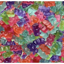 Gummi/Gummy Candy Assorted Mix of FRUITY Flavored Gummi/Gummy Bears Candy -1/2 pound