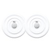 PIKA PKM Universal Vacuum Lids Medium Diameter 8cm Plastic White