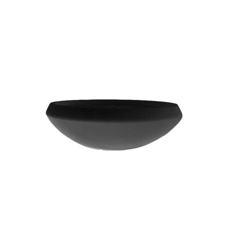 Concrete Bowl Planter, 19" Dia Large Succulent Pot with Drain